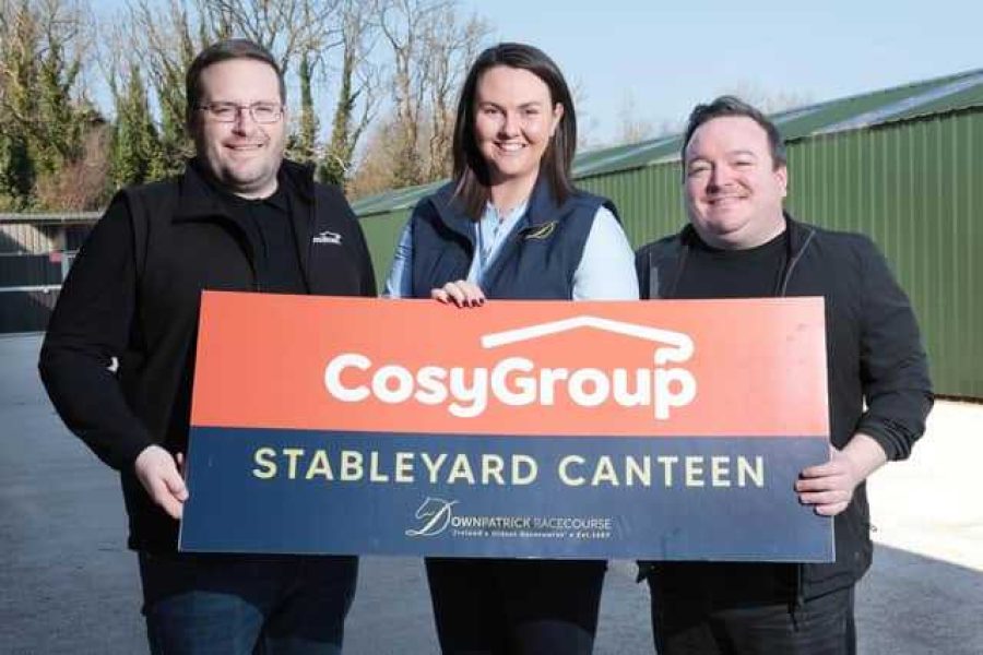 Cosy Group sponsering the Stableyard Canteen at Downpatrick Racecourse